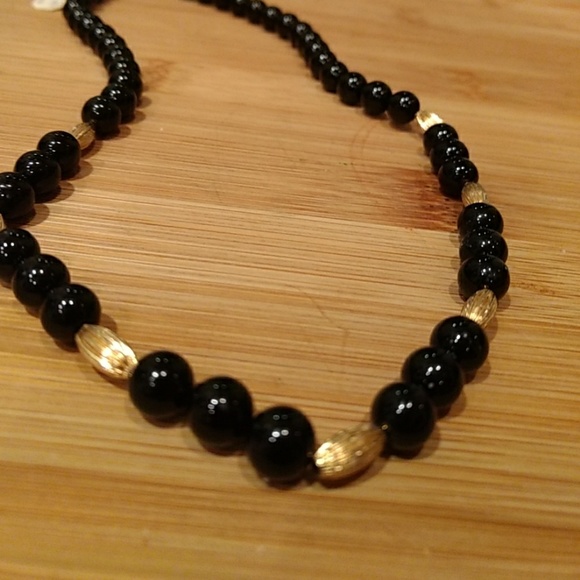 COPY - Onyx & 14k beaded necklace. - Picture 3 of 3